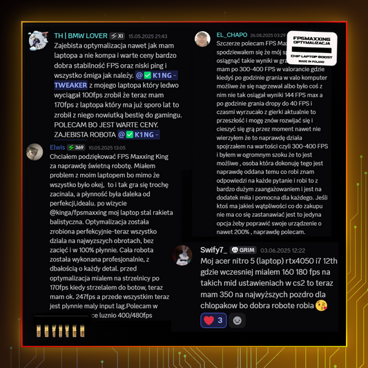 Optymalizacja LAPTOP BOOST®